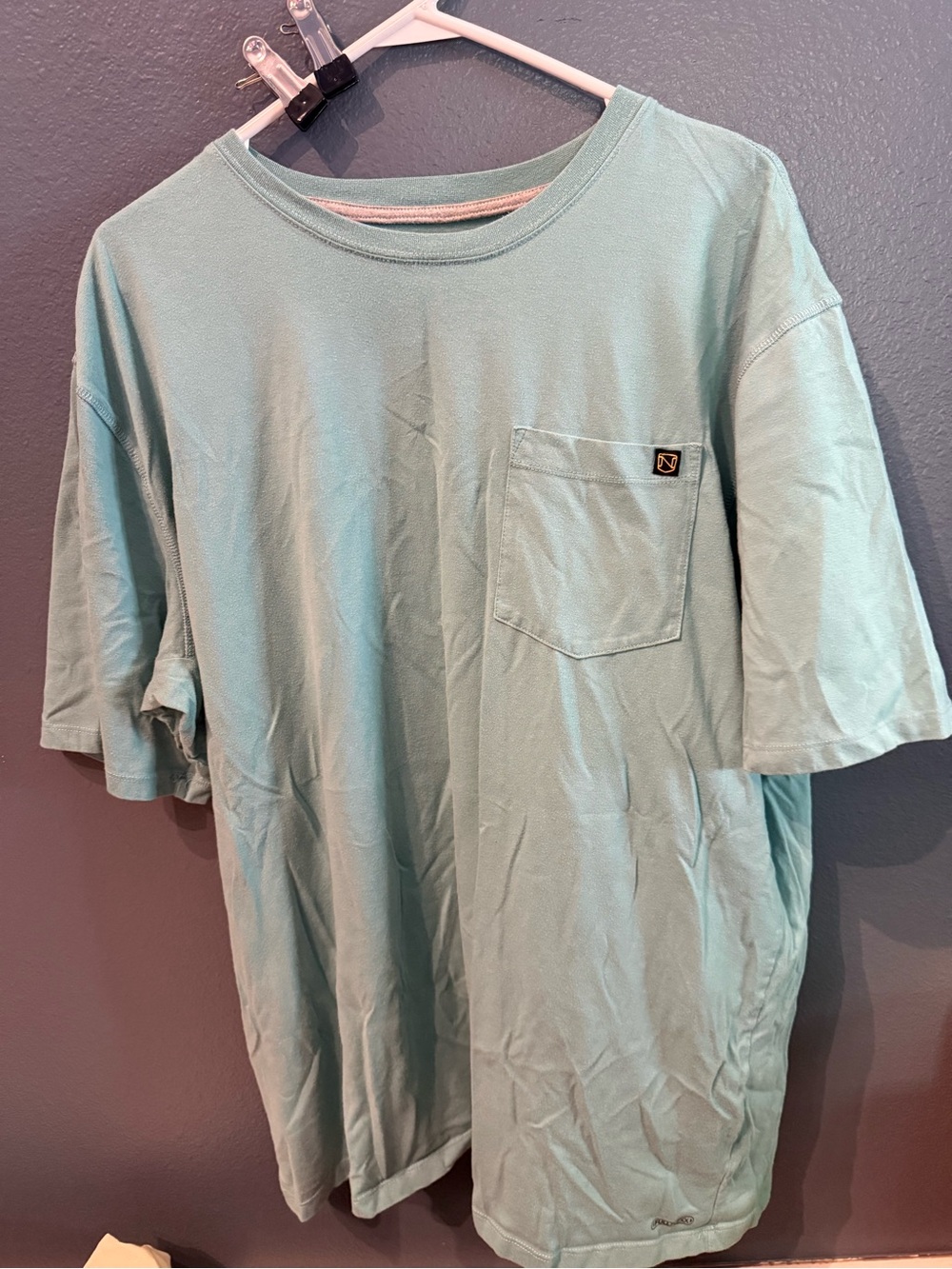 Men's Short-Sleeve Pocket Tee in Mint